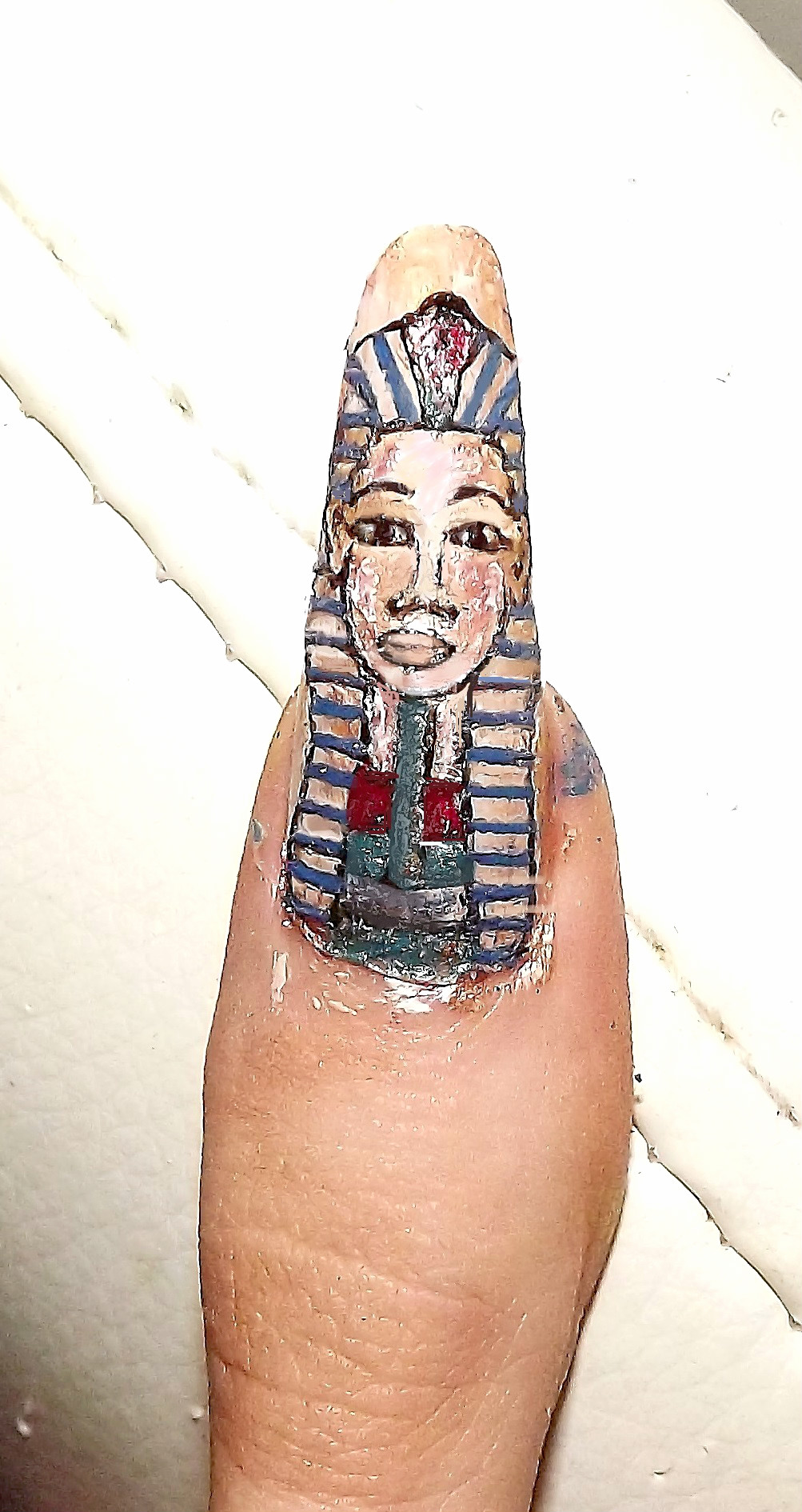 Egyptian nail art tutorial2